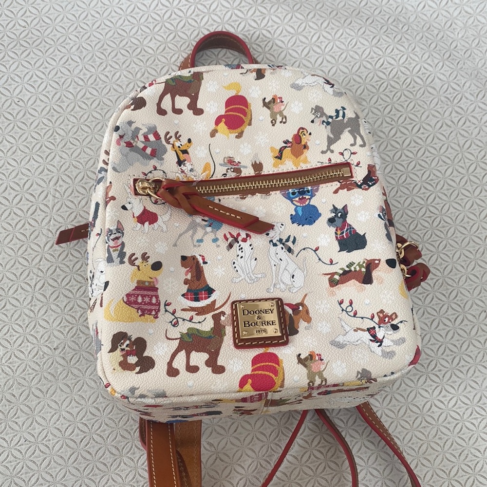 Holiday Dogs Backpack by‎ Dooney & Bourke Disney Parks Exclusive 2021